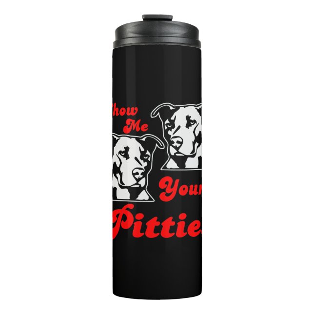 Termo Mostrar tus Pitties #USAPatriotGraphics © (Anverso)