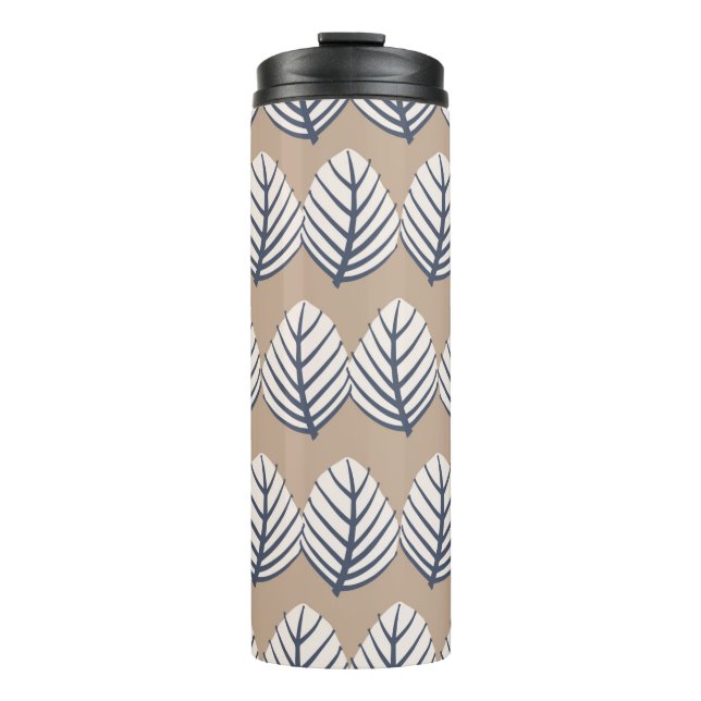 Termo motif de hoja vintage simple y moderno (Anverso)