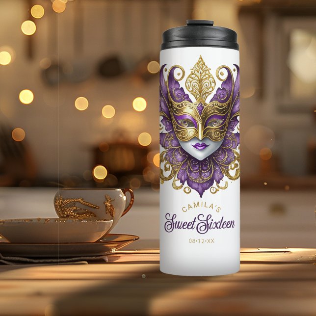Termo Motif de mascarada dulce 16 Purple Gold ID1032 (Subido por el creador)