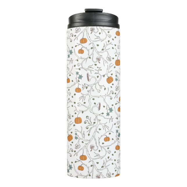 Termo Motif de vigne effrayante pour Halloween (Anverso)