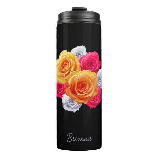 Termo Motif Rosas en floración personalizada (Anverso)