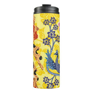 Termo Motivos de batik indonesio con un plan muy distint