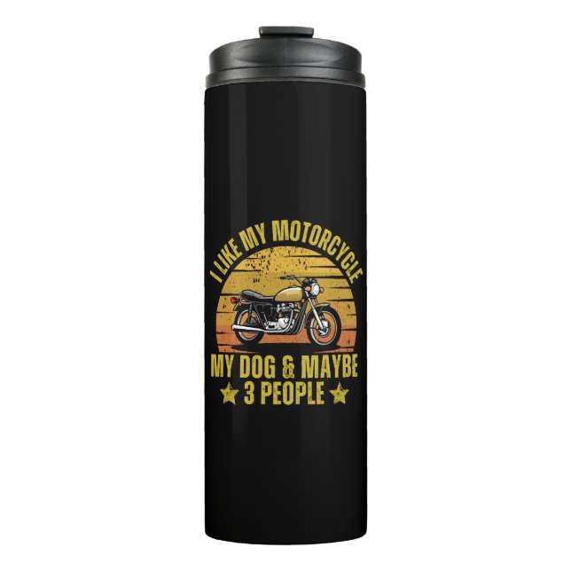 Termo Motocicleta de perro (Anverso)