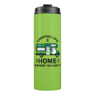Termo Motohogar   RV Motorhome   Camping Life Latte Mug