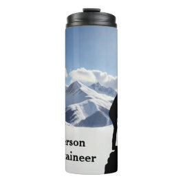 Termo Mountaineering with Climber Silhouette personalize