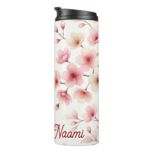 Termo Movimiento Sakura Patrón Continuo Yoga Femenino