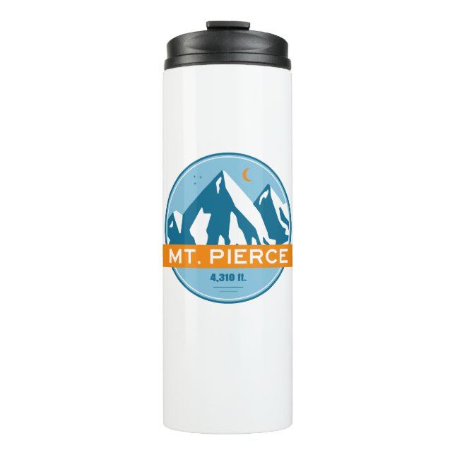 Termo Mt. Pierce New Hampshire Estrellas Luna (Anverso)