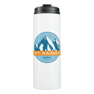 Termo Mt. Rainier Washington Estrellas Luna