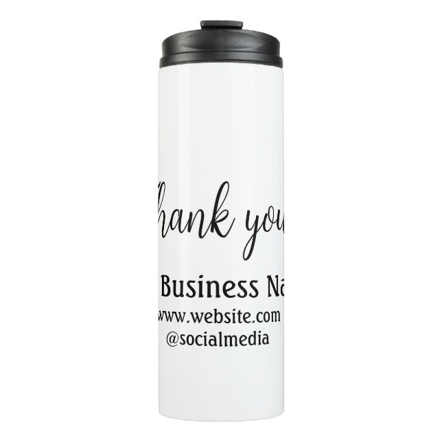 Termo Muchas gracias por añadir detalles de nombre de ne (Anverso)