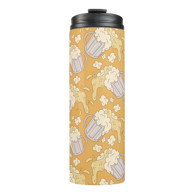 Termo Mug con un patrón sin fisuras de personalizado de  (Anverso)