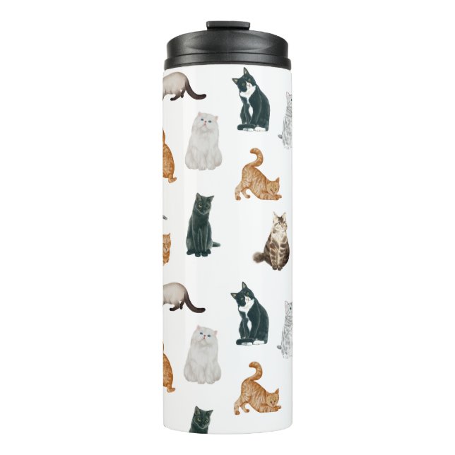 Termo Mug de gatos juguetones (Anverso)
