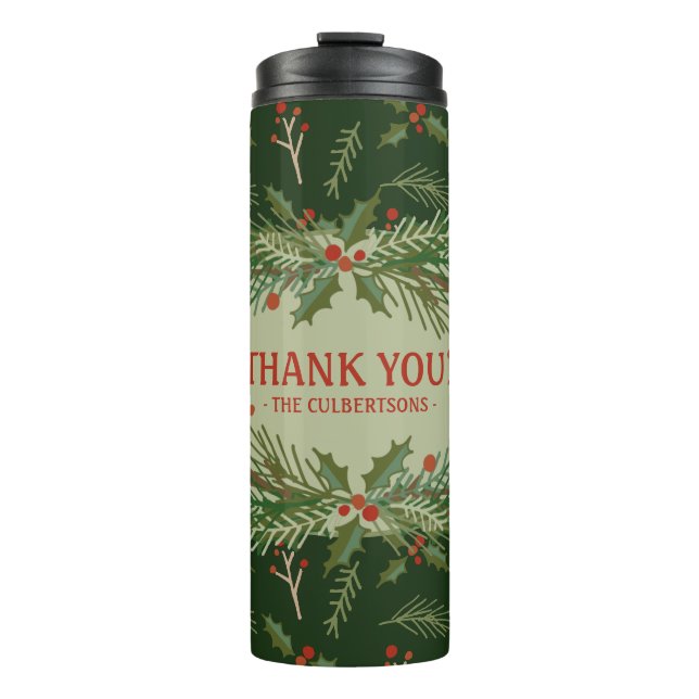 Termo Mug de viaje de agradecimiento de vacaciones (Anverso)