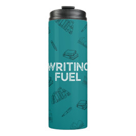 Termo Mug de viaje de combustible de escritura verde azu