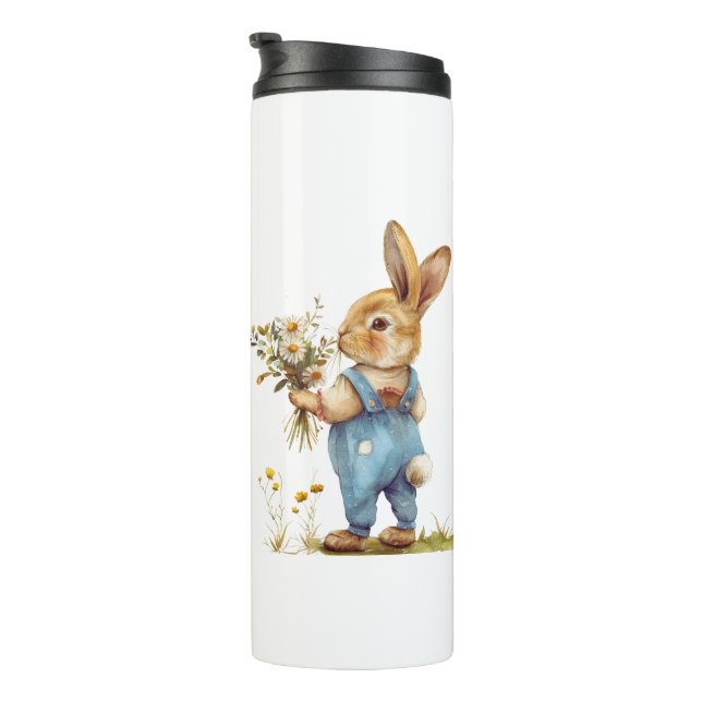 Termo Mug de viaje de conejo forestal - Woodland Warmth  (Rotado hacia la derecha)