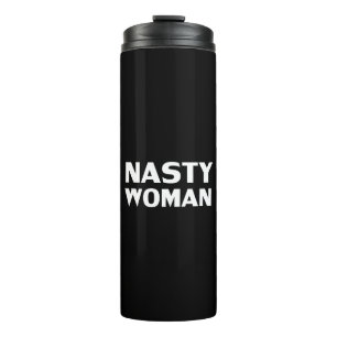 Termo "Mujer desagradable" blanco negro