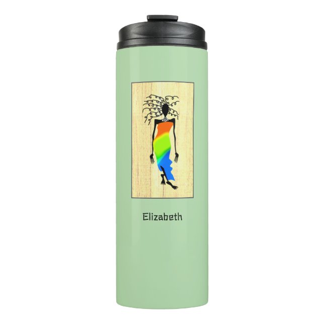 Termo Mujer elegante y elegante (Anverso)