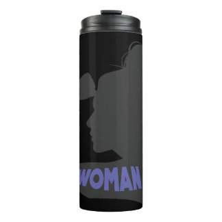 Termo Mujer norteamericana gris oscuro