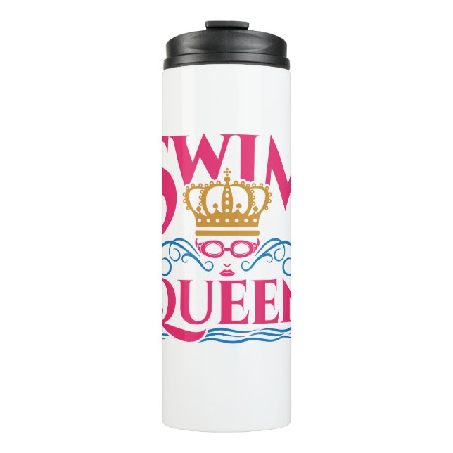Termo Mujeres Chicas nadadoras Queen (Anverso)