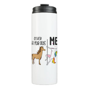 Termo Mujeres Otras Unicornio 60 Años Cumpleaños Y Yo