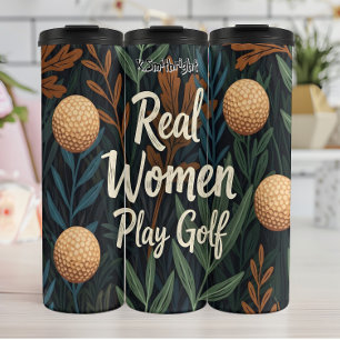 Termo Mujeres Reales Juegan Al Arte Del Golf