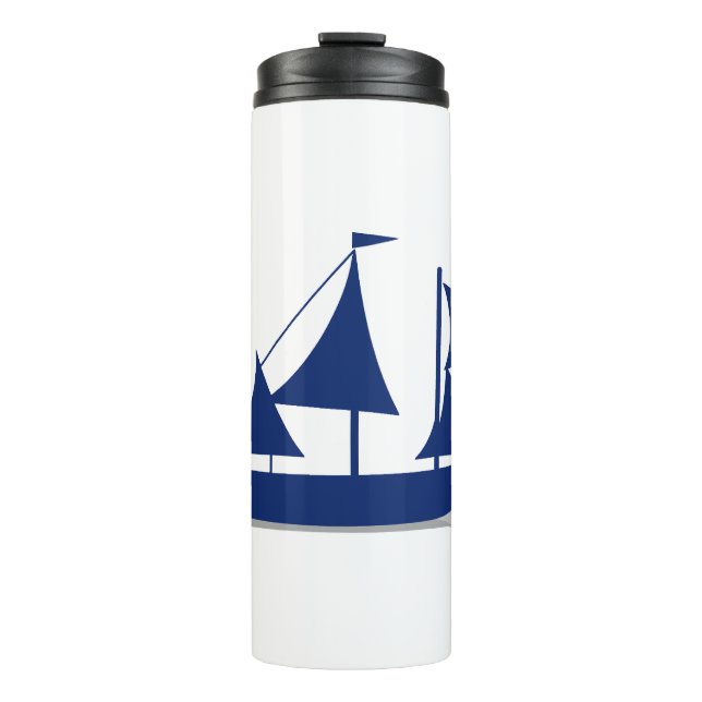 Termo Multi-Sail Sailboat Marine Nautical (Anverso)