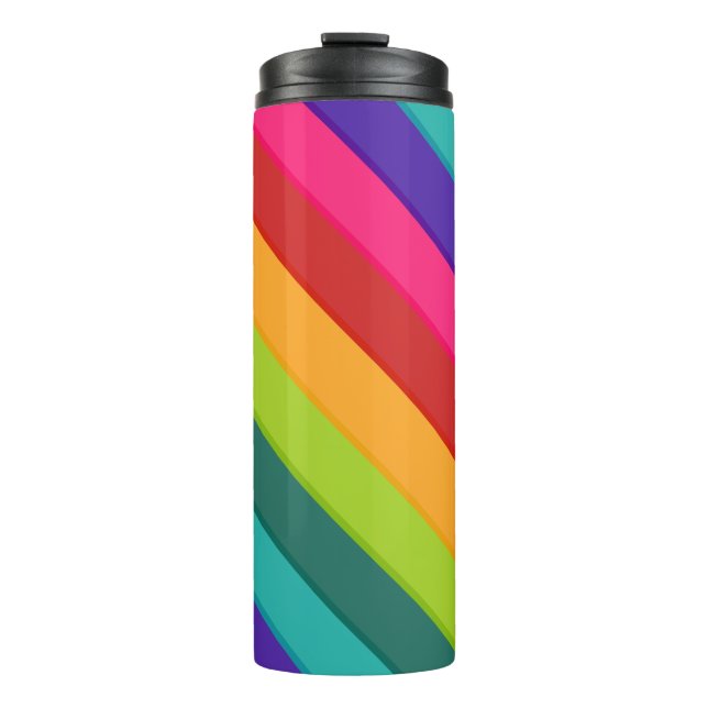 Termo Multicolor Rayado (Anverso)