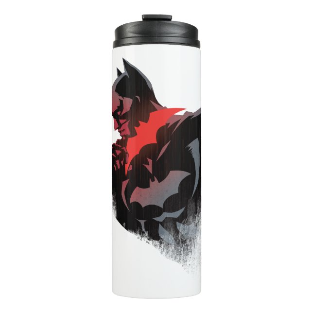 Termo Murciélago Batarang Carmesí (Anverso)