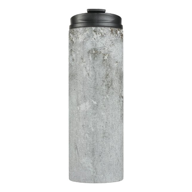 Termo Muro de mortero gris negro (Anverso)