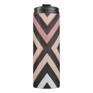 Termo Muro rosa, negro y blanco