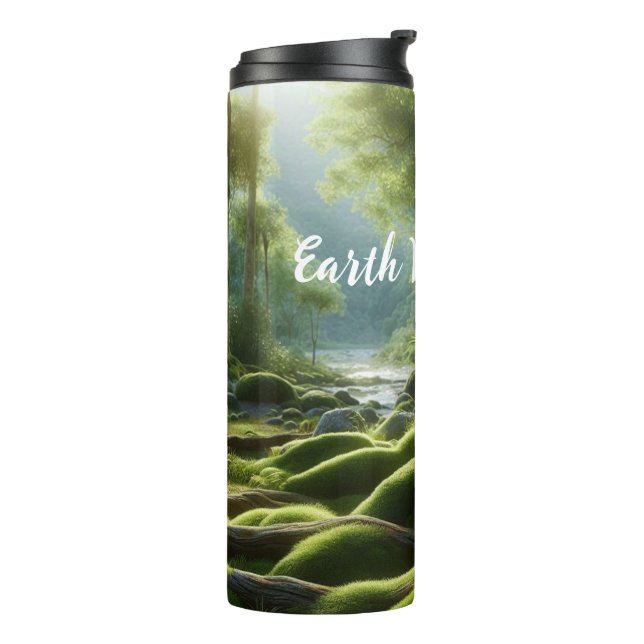 Termo Musgo Verde Brillante Eco-Tierra (Rotado hacia la izquierda)