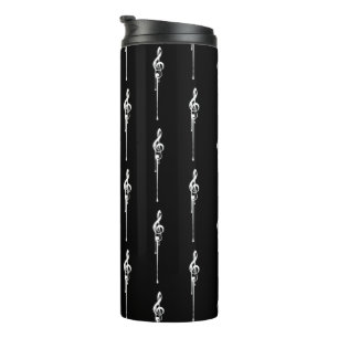 Termo Música Motif Melding Treble Clef White y Black