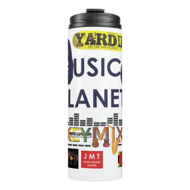 Termo MUSICPLANET YL Tumblador térmico (Anverso)