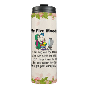 Termo My Five Moods Thermal Tumbler