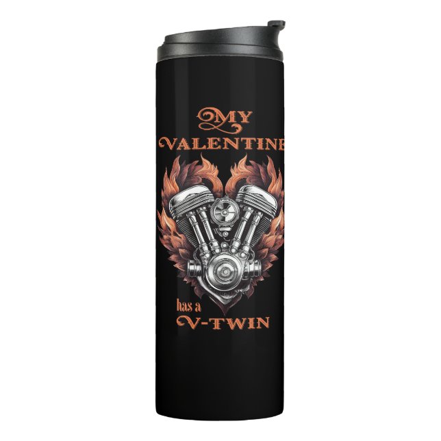 Termo My Valentine has a V-Twin, Biker style (Rotado hacia la izquierda)