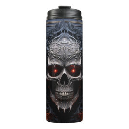 Termo Mysteria Metalizado Calavera Envuelta de Tumbler |