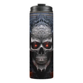 Termo Mysteria Metalizado Calavera Envuelta de Tumbler |