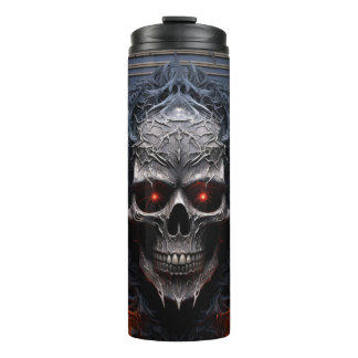 Termo Mysteria Metalizado Calavera Envuelta de Tumbler |