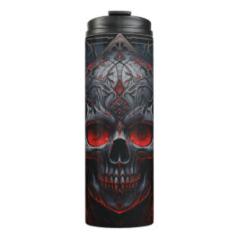 Termo Mysteria Metalizado Calavera Envuelta de Tumbler |