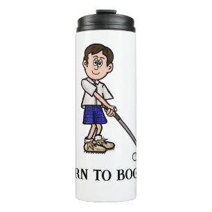 Termo Nacido en Bogey Male Golfer Thermal Tumbler