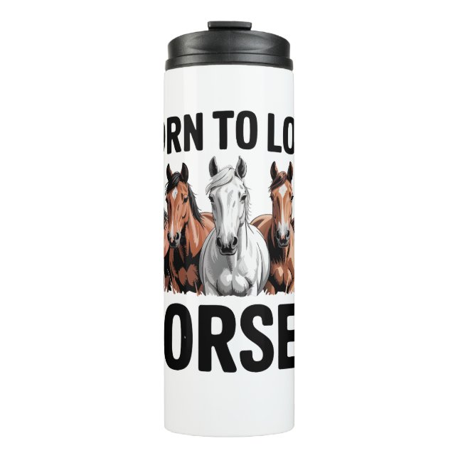 Termo Nacido para amar a los caballos (Anverso)