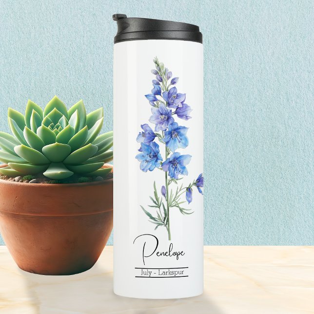 Termo Nacimiento Mes Flor Julio Larkspur (Subido por el creador)