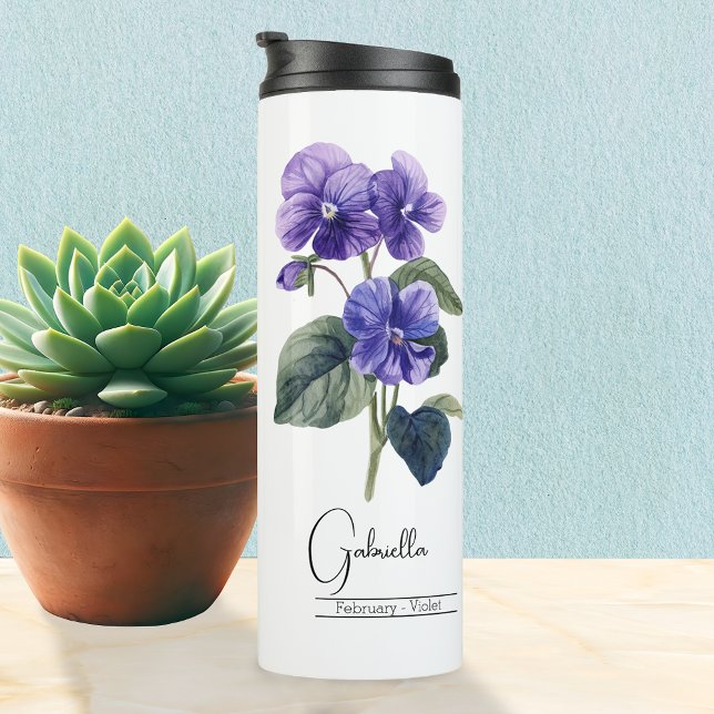 Termo Nacimiento Mes Flor Violeta Fer (Subido por el creador)