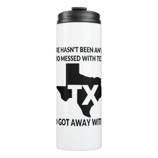 Termo Nadie se aleja con el lío con Texas #