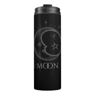 Termo [NAME] Eclectic Moon Flask Custom Name