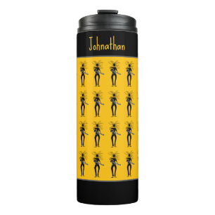 Termo Naranja audaz, ingeniosos guitaristas de siluetas