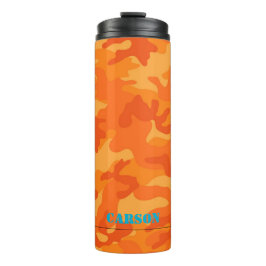 Termo Naranja Camo Blue NAME Sports Modern Travel