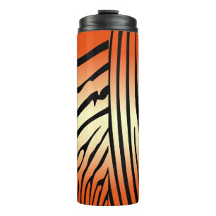 Termo Naranja de cebra de Zesty