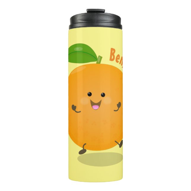 Termo Naranja de danza dulce cítricos (Anverso)