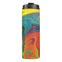 Naranja de neón de moda rojo azul amarillo verde R