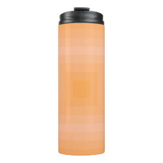 Termo Naranja deslumbrante y borrosos cuadrados de cada